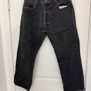 Levi's Men's Straight Black Jeans